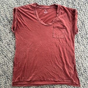 Aerie Oversized Slub Cotton Tunic T-Shirt